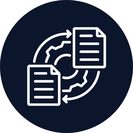 Document processing icon